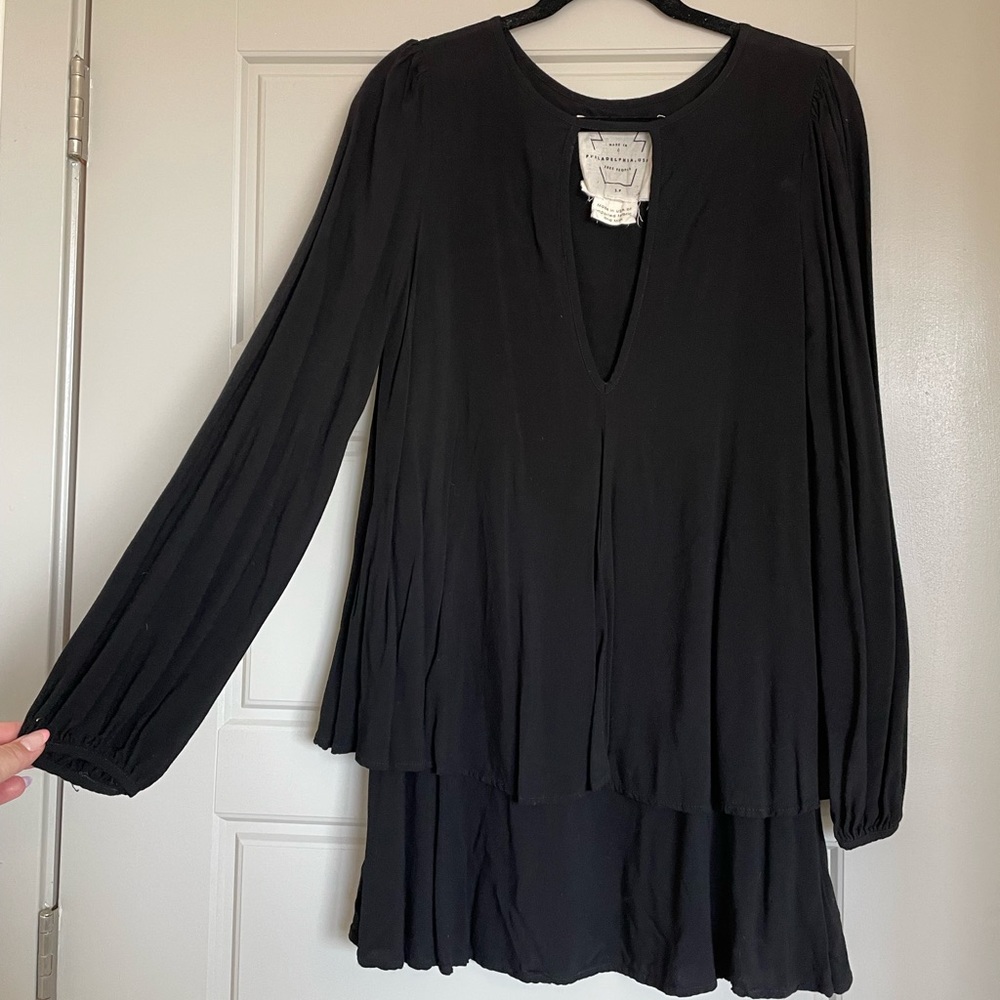 Free People black tiered dress!